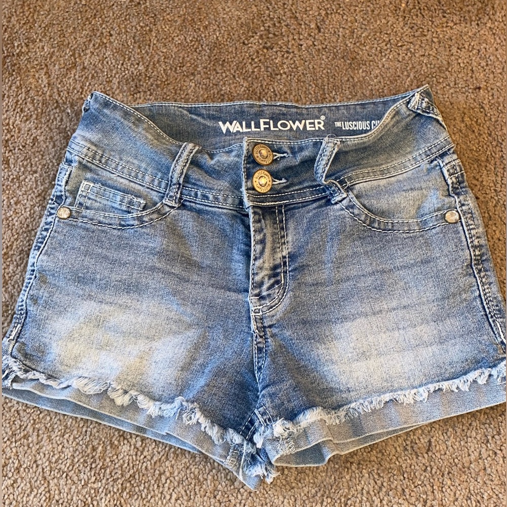 WALLFLOWER Denim Shorts, Size 0